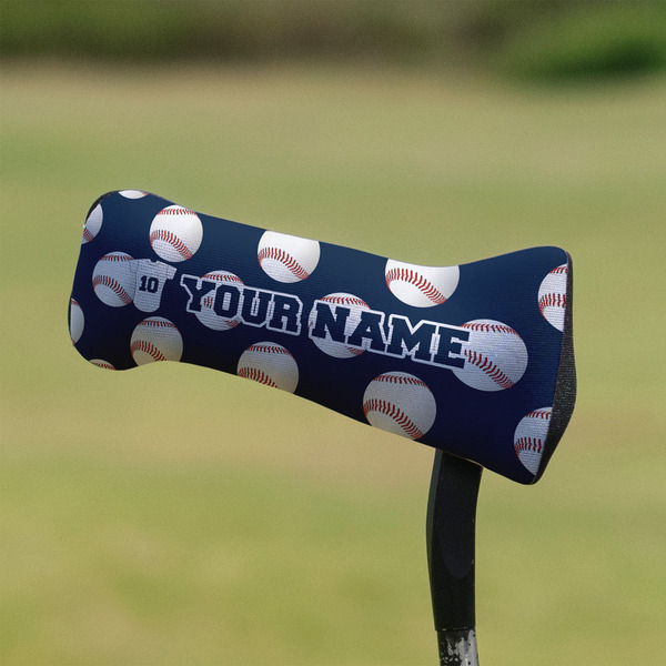 Baseball Jersey Putter Cover - On Putter