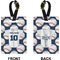 Baseball Jersey Rectangle Luggage Tag (Front + Back)