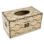Baseball Jersey Wood Tissue Box Cover - Rectangle (Personalized)