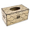 Baseball Jersey Rectangle Tissue Box Covers - Wood - Front