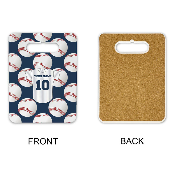 Baseball Jersey Rectangle Trivet with Handle - APPROVAL