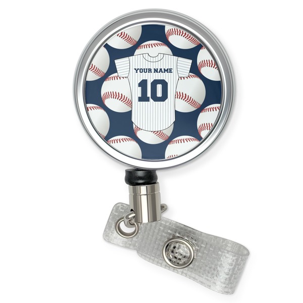 Custom Baseball Jersey Retractable Badge Reel (Personalized)