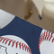 Baseball Jersey Large Rope Tote - Close Up View