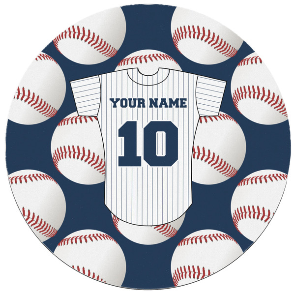 Baseball Jersey Round Mousepad - APPROVAL