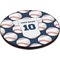 Baseball Jersey Round Table Top (Angle Shot)