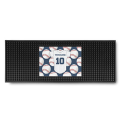 Baseball Jersey Rubber Bar Mat (Personalized)