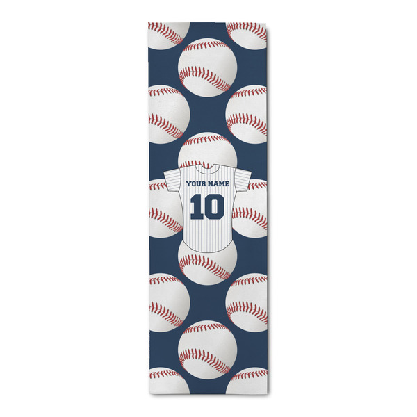 Custom Baseball Jersey Runner Rug - 2.5'x8' w/ Name and Number