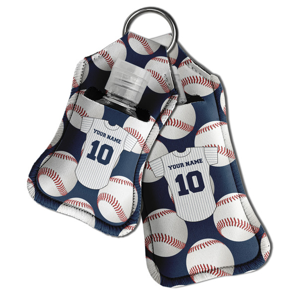 Baseball Jersey Sanitizer Holder Keychain - Both in Case (PARENT)