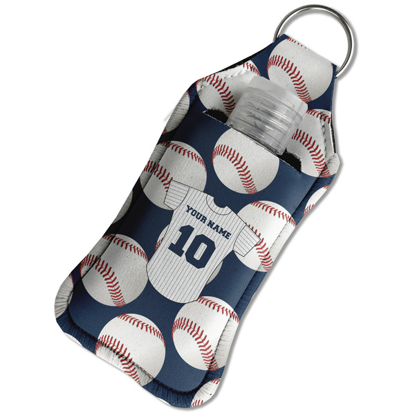 Baseball Jersey Sanitizer Holder Keychain - Large in Case
