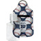 Baseball Jersey Sanitizer Holder Keychain - Small with Case