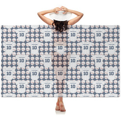 Baseball Jersey Sheer Sarong (Personalized)