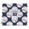 Baseball Jersey Security Blanket - Front View
