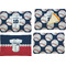 Baseball Jersey Set of Rectangular Appetizer / Dessert Plates