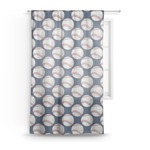 Baseball Jersey Sheer Curtain - 50"x84"