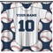 Baseball Jersey Shower Curtain (Personalized) (Non-Approval)