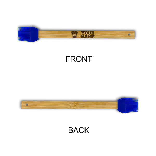 Baseball Jersey Silicone Brushes - Blue - APPROVAL
