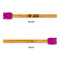 Baseball Jersey Silicone Brushes - Purple - APPROVAL