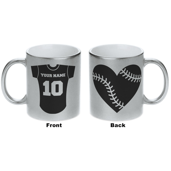 Baseball Jersey Silver Mug - Approval