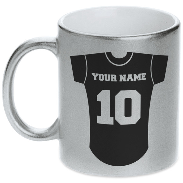 Baseball Jersey Silver Mug - Main