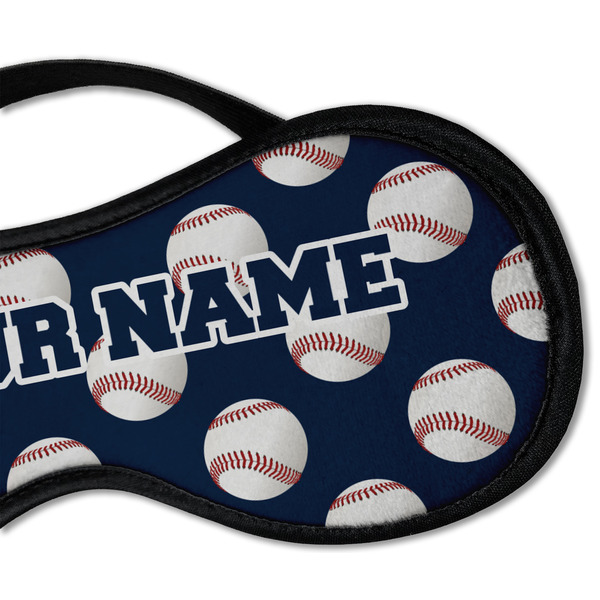 Baseball Jersey Sleeping Eye Mask - DETAIL Large