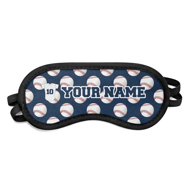 Custom Baseball Jersey Sleeping Eye Mask (Personalized)