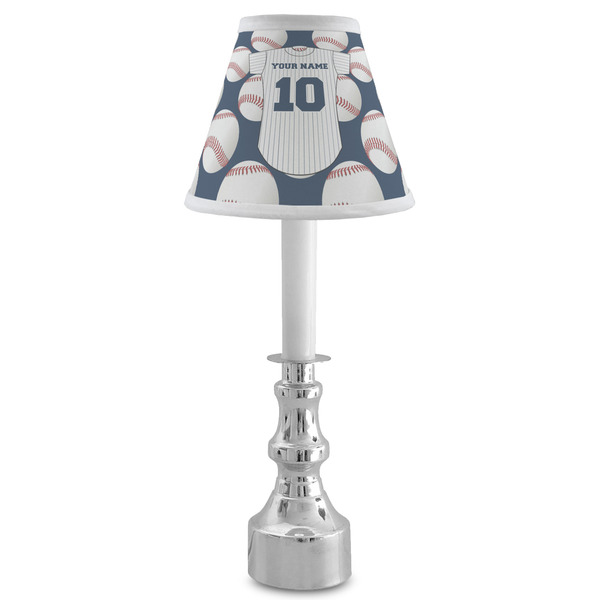 Baseball Jersey Small Chandelier Lamp - LIFESTYLE (on candle stick)
