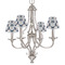 Baseball Jersey Small Chandelier Shade - LIFESTYLE (on chandelier)