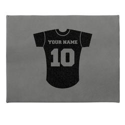 Baseball Jersey Small Gift Box w/ Engraved Leather Lid (Personalized)