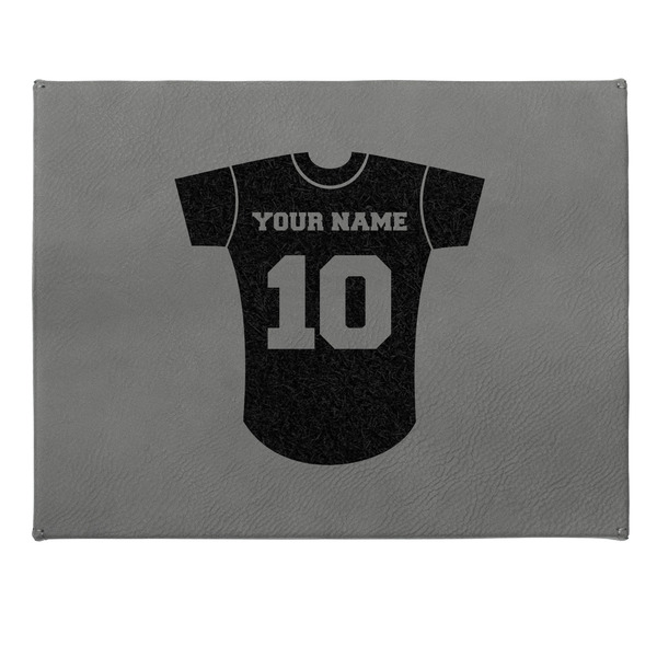 Baseball Jersey Small Engraved Gift Box with Leather Lid - Approval