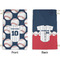 Baseball Jersey Small Laundry Bag - Front & Back View