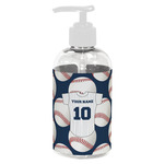 Baseball Jersey Plastic Soap / Lotion Dispenser (8 oz - Small - White) (Personalized)