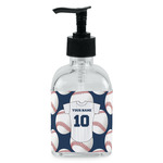 Baseball Jersey Glass Soap & Lotion Bottle - Single Bottle (Personalized)