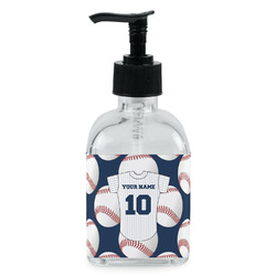 Baseball Jersey Glass Soap & Lotion Bottle (Personalized)
