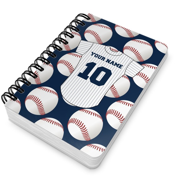 Baseball Jersey Spiral Journal 5 x 7 - Main