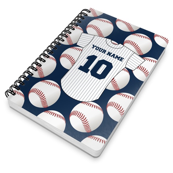 Baseball Jersey Spiral Journal 7 x 10 - Main