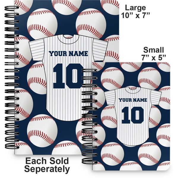 Baseball Jersey Spiral Journal - Comparison