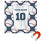 Baseball Jersey Square Car Magnet - 10" (Personalized)