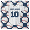 Baseball Jersey Square Rubber Backed Coaster (Personalized)
