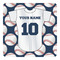 Baseball Jersey Square Decal (Personalized)