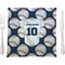 Baseball Jersey 9.5" Glass Square Lunch / Dinner Plate- Single or Set of 4 (Personalized)