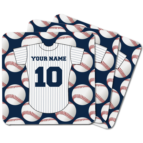 Baseball Jersey Square Fridge Magnet - MAIN