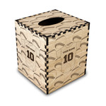 Baseball Jersey Wood Tissue Box Cover (Personalized)