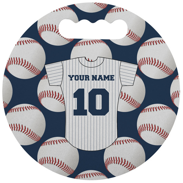 Custom Baseball Jersey Stadium Cushion (Round) (Personalized)
