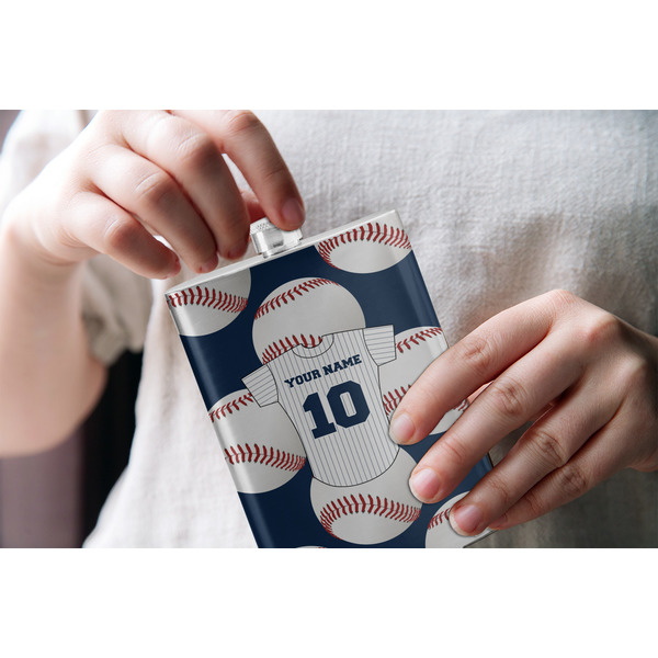 Baseball Jersey Stainless Steel Flask - LIFESTYLE 1