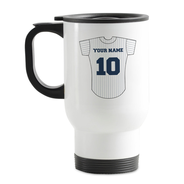 Custom Baseball Jersey Stainless Steel Travel Mug with Handle