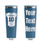 Baseball Jersey Steel Blue RTIC Everyday Tumbler - 28 oz. - Front and Back