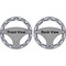 Baseball Jersey Steering Wheel Cover- Front and Back