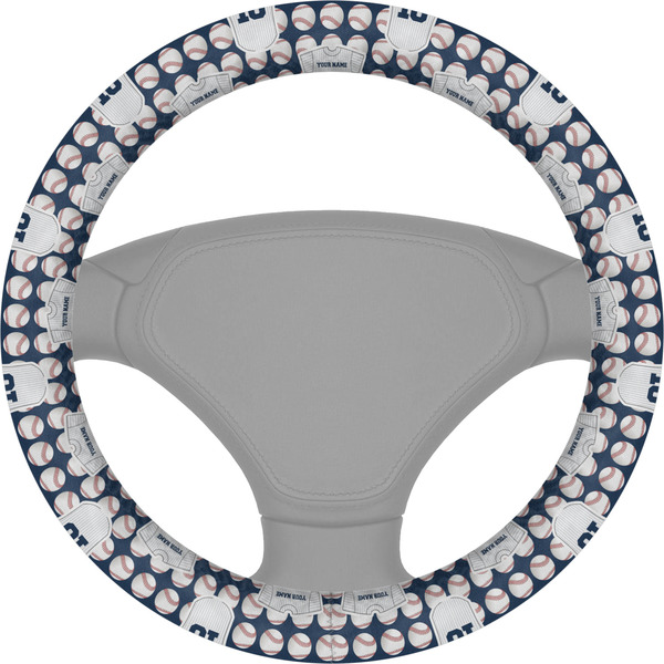 Custom Baseball Jersey Steering Wheel Cover (Personalized)