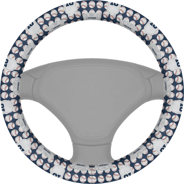 Custom Baseball Jersey Steering Wheel Cover (Personalized)