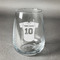 Baseball Jersey Stemless Wine Glass - Engraved (Personalized)